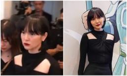 Hải Tú gây tranh cãi vì thái độ ngôi sao và biểu cảm khinh người trong lần đầu xuất hiện ở họp báo của Sơn Tùng MTP 