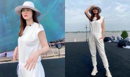 Đông Nhi tái xuất sân khấu sau thời gian nghỉ sinh con, nhưng vẫn không quên nhiệm vụ chính là mẹ bỉm sữa 