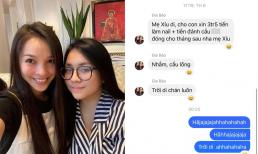 Hiền Thục công khai tin nhắn con gái viết sai chính tả thành từ tục tĩu