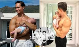 'Ông bố điển trai nhất showbiz' Kim Lý khoe body lực lưỡng, ôm con trai phơi nắng khiến dân mạng 'mê mệt'