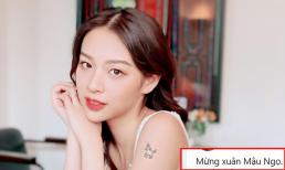 Đăng status chúc mừng năm mới nhưng Phí Phương Anh lại mắc lỗi sai nghiêm trọng?