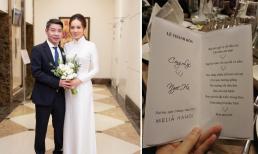 Thực đơn trong đám cưới của nghệ sĩ Công Lý có gì?