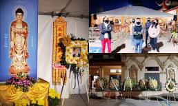 Không gian lễ tang của nghệ sĩ Lam Phương tại Mỹ