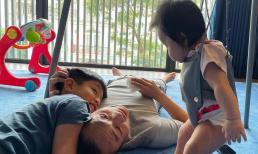 Đăng ảnh Cường Đô La tình thương mến thương bên Subeo và Suchin, Đàm Thu Trang cảm thán mà ai cũng cười