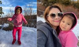 Bị nhắc nhở vì cho con mặc đồ mỏng manh nghịch tuyết, Thanh Thảo lên tiếng 