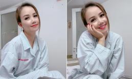 Nằm viện sau ca phẫu thuật, diễn viên Đào Hoàng Yến vẫn trang điểm cực xinh