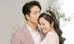 Ảnh cưới cực ngọt của MC Thùy Linh và chồng diễn viên kém 5 tuổi