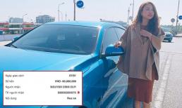 Rửa xe hết 90 ngàn, Vân Hugo 'lỡ dại' chuyển khoản nhầm thành 90 triệu