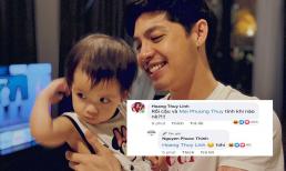 Noo Phước Thịnh khoe bế cháu thuần thục, Hoàng Thùy Linh hỏi liền khi nào tính chuyện với Mai Phương Thúy làm chính chủ cạn lời!