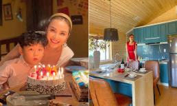 Hoa hậu Diễm Hương định tậu biệt thự mừng sinh nhật quý tử, sơ hở để lộ đã ly hôn?