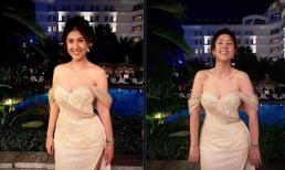 Hiếm hoi lắm mới thấy Kim Thư hở bạo, body ở tuổi 44 đốt mắt 