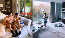 Khoe khoảnh khắc Subeo bế em thuần thục, Hà Hồ tiện hé lộ luôn mọi góc trong biệt thự hạng sang 