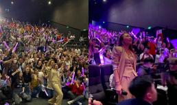 Mỹ Tâm xúc động bật khóc khi hàng trăm người hâm mộ tổ chức sinh nhật cho mình trong buổi họp fan meeting