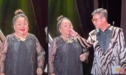 Cười vỡ bụng trong khoảnh khắc hi hữu NSND Ngọc Giàu lên sân khấu nhận giải thay cho Huỳnh Lập