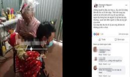 'Chồng nhà người ta' địu con để vợ tranh thủ cho bú trong lúc làm đẹp đón Tết khiến chị em ngưỡng mộ