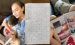 Mớ 5 tuổi, con trai Thu Minh đã biết đọc truyện và làm toán thành thạo của bé 10 tuổi