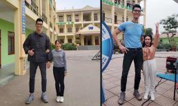 Việt Hương, Lan Phương bỗng hoá 'công chúa tí hon' khi đứng cạnh cùng một chàng trai