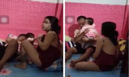 Chồng bế con nhỏ đến phòng trọ gặp bồ nhí, vợ đến nhẹ nhàng đòi đón con về còn bị dùng vũ lực