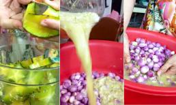 Cách muối dưa hành với khế chua: Đảm bảo ngon, giòn không bị nồng, chẳng phải ai cũng biết 