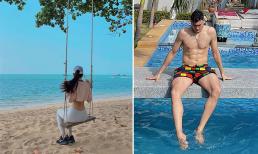 Thủ môn Đặng Văn Lâm và bạn gái Yến Xuân đi biển giữa ồn ào với CLB Muangthong United