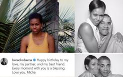 Obama tổ chức sinh nhật lần thứ 57 cho vợ, khoe ảnh đẹp của Michelle khi còn trẻ, khoe mối quan hệ 'mật ngọt' giữa vợ chồng