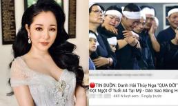 Danh hài Thúy Nga tức giận vì bị kẻ xấu tung tin đồn đã qua đời ở Mỹ, để lại tài sản triệu đô