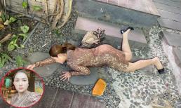 'Bà mối' Cát Tường đăng ảnh ngã sấp mặt trầy xước chân, đồng nghiệp thân thiết nhìn hình đều thắc mắc 