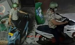 Tên trộm hành sự nhẹ nhàng không tưởng, 15 phút cuỗm ngay 2 xe máy ở 2 nhà khác nhau