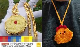 Mua dây chuyền đốt vuông vàng mặt tròn trên mạng, nam thanh niên nhận lại túi đựng tỏi hình con gà 