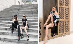 Vẻ xinh đẹp, nóng bỏng của cô chị gái giống Thiều Bảo Trâm nhất nhà