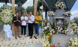 Hậu ly hôn Thanh Thanh Hiền, ca sĩ Chế Phong về thắp hương cho Vân Quang Long