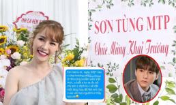 Không được 'đàn em' hồi âm, Quế Vân bị 'bóc phốt' tự tặng hoa cho mình dưới mác Sơn Tùng M-TP