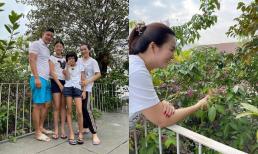 Bình Minh khoe ảnh cả gia đình, nhưng đôi dép tổ ong lại khiến fan chú ý