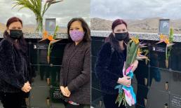 Bạn bè nghẹn ngào tiết lộ ca sĩ Phương Loan đứng khóc ở nơi an nghỉ của cố nghệ sĩ Chí Tài