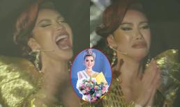 Loạt biểu cảm khó đỡ của Minh Tú khi Trân Đài đăng quang Đại Sứ Hoàn Mỹ 2020: Từ vui mừng đến mếu máo, bật khóc