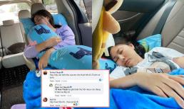 Ngọc Lan khoe loạt khoảnh khắc ngủ trên xe, sao Việt 'trêu chọc' cực hài