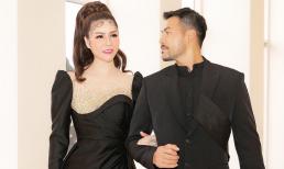 Vừa lẻ bóng, Hoa hậu Bùi Thị Hà lại có trai đẹp tháp tùng