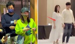 Trần Kiều Ân dính nghi vấn bầu bí khi lộ vòng bụng nhô cao lúc sánh đôi với phi công trẻ