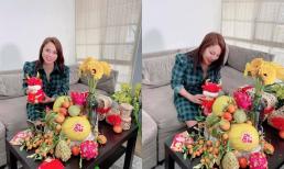 Hậu ly hôn, vợ cũ Hoàng Anh khoe nhan sắc rạng rỡ, rộn ràng chuẩn bị đón Tết