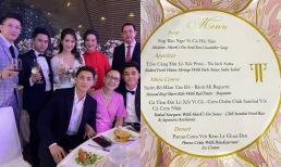 Thực đơn tiệc cưới thượng hạng của Primmy Trương - Phan Thành 