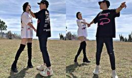 Trường Giang và Nhã Phương 'trốn con' hẹn hò tình tứ giữa đồi cỏ ở Đà Lạt