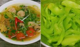 Cách nấu bún bung dọc mùng chống ngấy dịp Tết: Khi sơ chế dọc mùng đừng quên bước này để được giòn, ngon, không bị ngứa