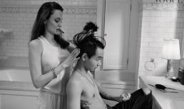 Cậu cả nhà Angelina Jolie gây chú ý khi cởi trần để lộ hình xăm dữ tợn 