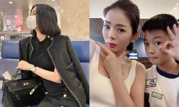 Lệ Quyên về Hà Nội ăn Tết cùng mẹ ruột, xin lỗi con trai vì không đưa đi cùng: 'Lần đầu tiên mẹ xa Bo ngày tết'