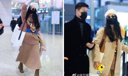 Bố con Phạm Băng Băng gây náo loạn sân bay vì diện mạo nổi bật, lên đồ quá chất