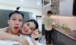 Quế Ngọc Hải khiến bao người ngưỡng mộ vì ôm trọn combo rửa bát, giặt đồ, tặng quà sớm cho vợ