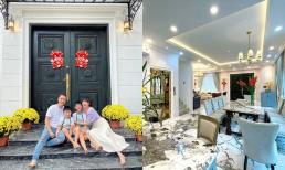 Đăng Khôi cùng bà xã trang trí hoành tráng trong căn biệt thự 2 triệu USD để đón Tết
