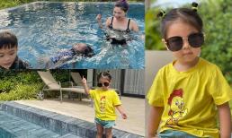 Gia đình Thanh Thảo du lịch ở resort Vũng Tàu, khoe luôn loạt ảnh con gái Talia quá dễ thương