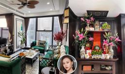 Phương Oanh khoe không gian căn hộ mới đúng dịp Tết nhưng lại bị soi chuyện cắm hoa trên ban thờ