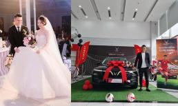 Cầu thủ Xuân Mạnh tậu xế hộp mới sau khi cưới vợ